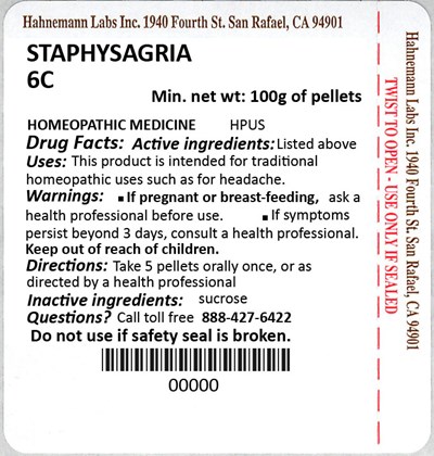 Staphysagria 6C 100g.jpg Staphysagria 6C 100g - Staphysagria 6C 100g